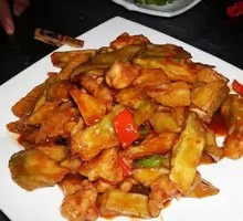 Braised Pork and Eggplant