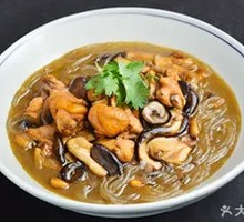 Chicken and Mushroom Stew with Vermicelli