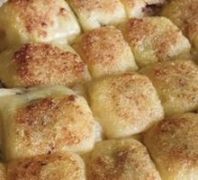 Pan-fried sticky rice dumplings