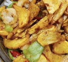 Spicy Potatoes in Dry Pot