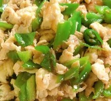 Bell Pepper Stir-fried Goose Egg
