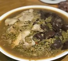 Sour Cabbage and Pig Blood Stir-fry