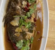 Braised Carp in Red Sauce