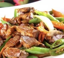 Bell Pepper Beef Heart Stir-fry