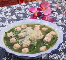 Pork Meatball Spinach