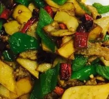 Stir-fried Pork with King Oyster Mushroom