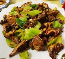 Bell Pepper Beef Heart Stir-fry