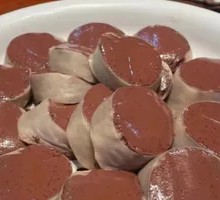 Blood Sausage with Garlic Dip