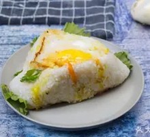 Chinese Fried Egg Rice Ball