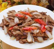 Scallion Stir-fried Pork Liver