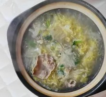 Pork Belly with Sour Cabbage and Vermicelli