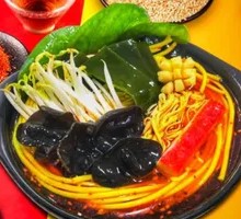 Ham and Enoki Mushroom Whole Grain Cooking