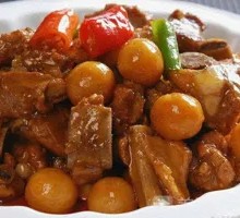 Pork Rib Corn and Small Potato Stew