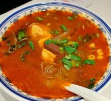 Duck Blood and Vermicelli Soup