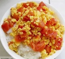 Wood Ear Tomato Rice Bowl