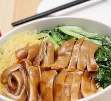 Braised Pork Ear Rice