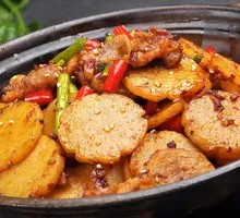 Spicy Potatoes in Dry Pot