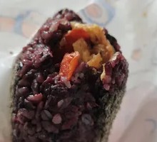 Hot Dog Salted Egg Yolk Rice Ball