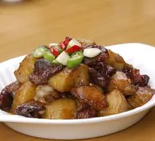 Chicken Gizzard and Heart with Potato