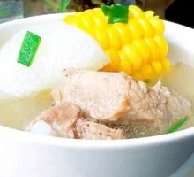 Bamboo Shoot and Corn Pork Rib Soup