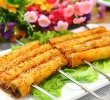 Stuffed Tofu Skin Rolls