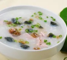 Century Egg and Pork Porridge