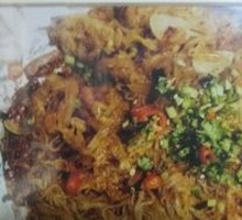 Paper-Wrapped Sour Cabbage and Vermicelli