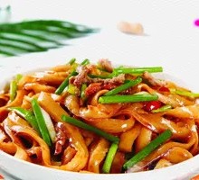 Dried Sausage and Red Sausage Stir-Fried Knife-Cut Noodles