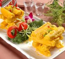 Egg Yolk Baked Sweet Potato