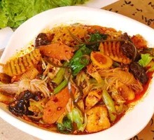 Spicy Noodles with Rice