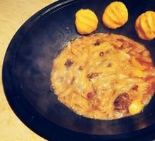 Stewed Small Chicken in Iron Pot