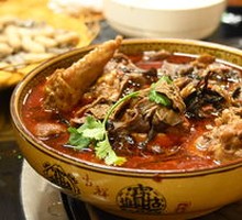 Chicken Stewed with Mushrooms