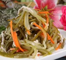 Sour Cucumber Stir-Fried with Shredded Pork