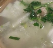 Radish Dumpling Soup