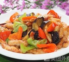 Braised Pork and Eggplant