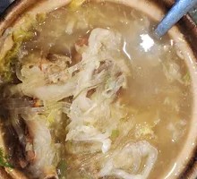 Sour Cabbage and Pork Rib Hot Pot