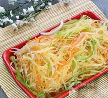 Sweet and Sour Potato Strips