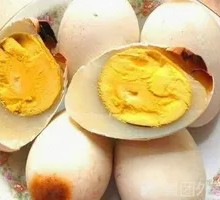 Charcoal-Grilled Goose Egg