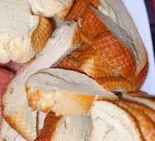 Chicken and Tofu Rolls in Chicken Broth