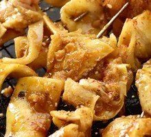 Grilled Pig Tendon and Skin