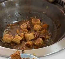 Pork Rib and Fish Stew