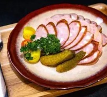 Sausage with Pickled Cucumbers