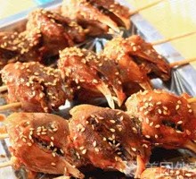 Grilled Chicken Heads