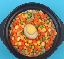 Corn Egg Flower Pot Noodles