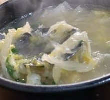 Sour Cabbage with Pork Belly Soup