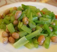 Stir-fried Celery with Peanuts
