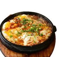 Stone Plate Tofu and Egg Combo