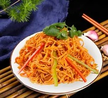 Stir-fried Tofu Skin Strips