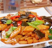 Potato Slices Braised with Kelp