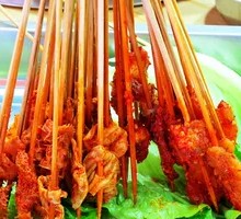 Hand-held Meat Skewers